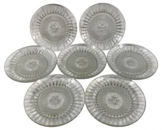 1103 - 12 Cristal D'arques Glass 7.5" Plates
