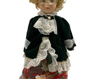 303 - Ceramic Doll w/ Stand 16"
