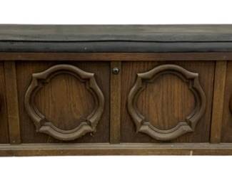 2015 - Lane Mid Century Upholstered Top Cedar Chest 16 x 48 x 17
