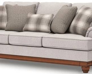 1670 - Ashley Clearbrooke Sofa - New in Packaging 41 z 99 z 40 sandstone color upholstery, Signature Design
