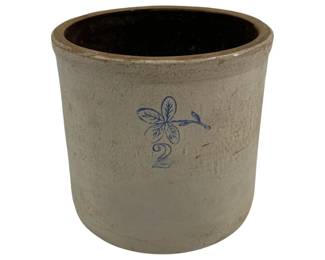 1368 - 2 Gallon Stoneware Crock 10 x 9
