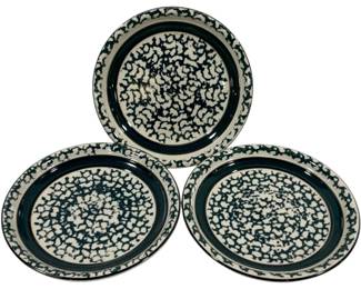 1047 - 3 Tienshan 8" Plates

