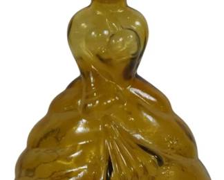 3208 - Empoli Southern Belle Amber Decanter 12"

