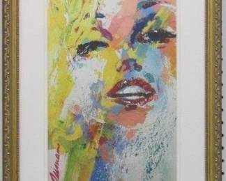 9089 - MARILYN MONROE GICLEE BY LEROY NEIMAN 17.5 X 27.5
