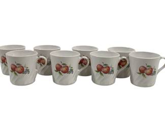 719 - 8 Corning Mugs 3.5"
