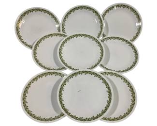 755 - 9 Corelle Spring Blossom 8.5" Plates
