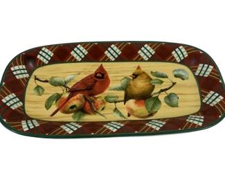 897 - Lenox Winter Greetings Tray 8 x 15
