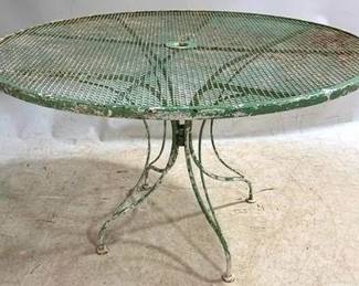 9200 - John Salterini Metal Outdoor Patio Table 30 x 48
