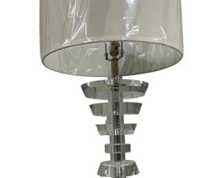 2297 - Martinia Nickel Lamp 31" Lamp direct from showroom, untested
