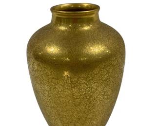 253 - Pickard Gold Decorated Vase 9.5"
