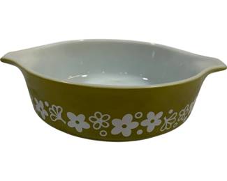 468 - Vintage Pyrex Spring Blossom Casserole Dish 6 x 2 - 1pt
