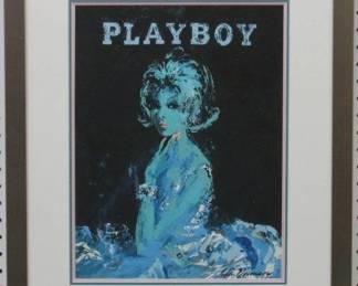 9113 - PLAYBOY GICLEE BY LEROY NEIMAN 21.5 X 26

