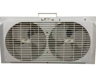 1150 - Comfort Zone Window Fan 12 x 22 x 6 used as-is electric/electronic/mechanical item - no guarantee all components, untested
