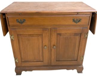 2524 - Heywood Wakefield Drop Side Server 34 x 57 x 19
