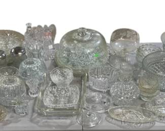 1218 - Table Lot Glassware
