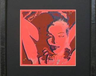 9021 - 1968 MARILYN MONROE SERIGRAPH BY BERT STERN 18 X 18
