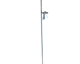1576 - Hummingbird Rain Gauge Stake w/ Glass Tube 45" Overall Tall

