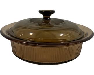 462 - Corning Ware Visions Casserole Dish w/ lid 6 x 10
