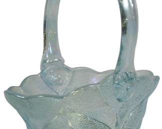 3240 - Fenton Glass Basket 8"
