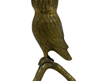 336 - Brass Owl 12"
