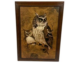 1133 - Owl Print 22 x 15
