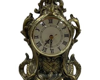 509 - Metal Mantle Clock 11"
