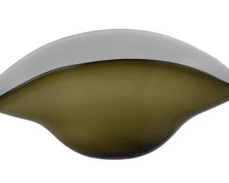 317x - Elk Home Braund Glass Bowl - Olive 5x12x7
