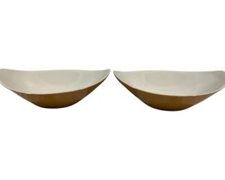 1330 - 2 Informal Iroquois Ben Seibel Bowls 10.5 x 9
