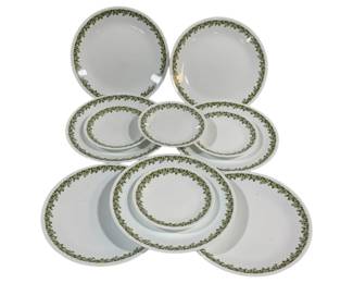 758 - 11 Corelle Spring Blossom Plates 7" & 10"
