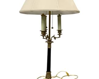 2358 - 3 Light Table Lamp 34" used as-is electric/electronic/mechanical item - no guarantee all components, untested
