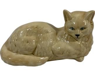 467 - Ceramic Cat - 12 x 7 x 6
