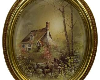 923 - Oval Framed Print 24 x 19

