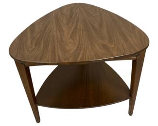 2259 - Mersman Mid-Century Guitar Pick End Table 21 x 24 x 24
