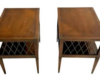 1698 - Matching Pair Mid-Century End Tables 23 x 27 x 19
