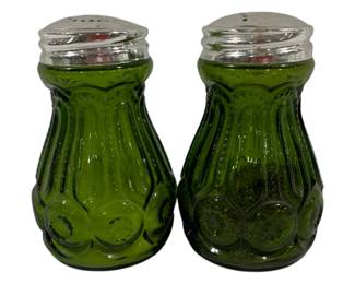399 - L E Smith Moon & Stars Salt & Pepper Shakers 5" tall
