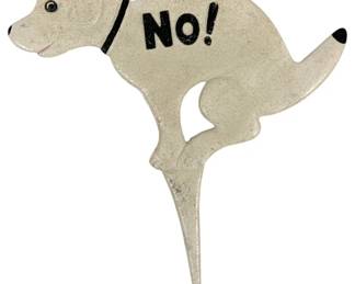 2199 - Iron No Poop Dog Stake 13 x 12
