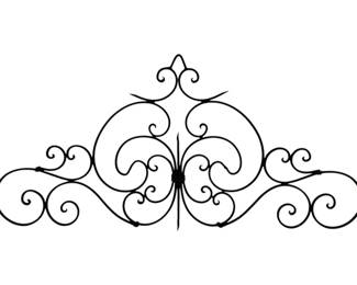 1115 - Metal Wall Decor 17 x 36
