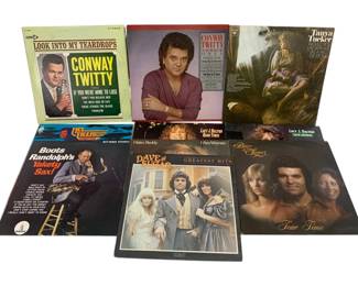 1144 - 10 Vintage LP Records
