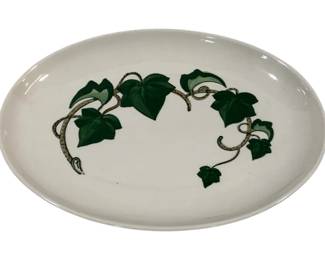 1513 - Metlox Poppy Trail Ivy Oval Platter 8 x 11
