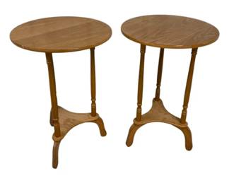 2005 - Pair Round Tables 23.5 x 15.5
