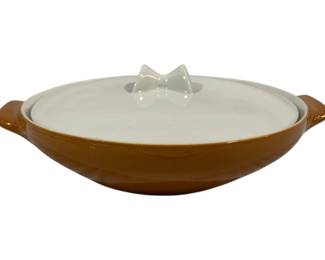 1329 - Informal Iroquois Ben Seibel Covered Dish 10.5"
