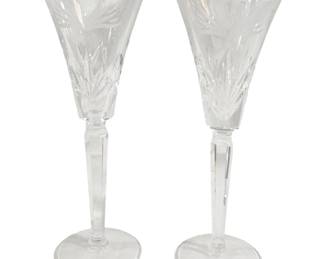 2096 - 2 Fluted Champagne Wedding Collection by Waterford 9.25" Tall
