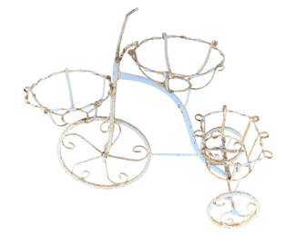 1582 - Metal Tricycle Planter 36 x 35 x 20
