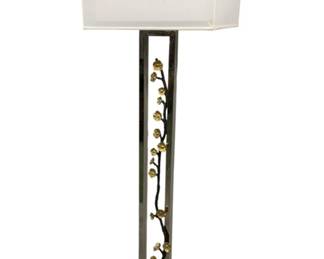 2341 - John Richard Floral Floor Lamp 65" Lamp direct from showroom, untested
