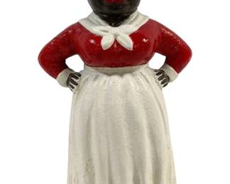 2181 - Mammy Cast Iron Bank 13"
