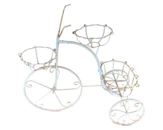 1581 - Metal Tricycle Planter 26 x 30 x 12
