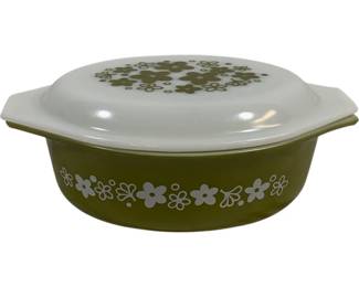 445 - Vintage Pyrex Spring Blossom Casserole Dish 7 x 4 x 11
