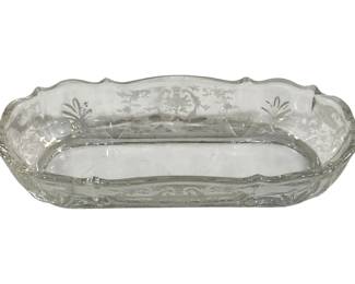 1432 - Fostoria Navarre Celery Tray 4 x 8
