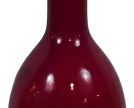 3221 - Bischoff Ruby Red Vase 12.5"
