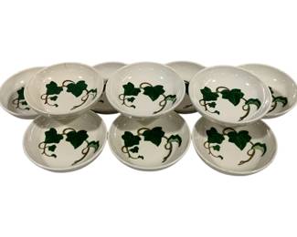 1509 - 10 Metlox Poppy Trail Ivy 7" Bowls
